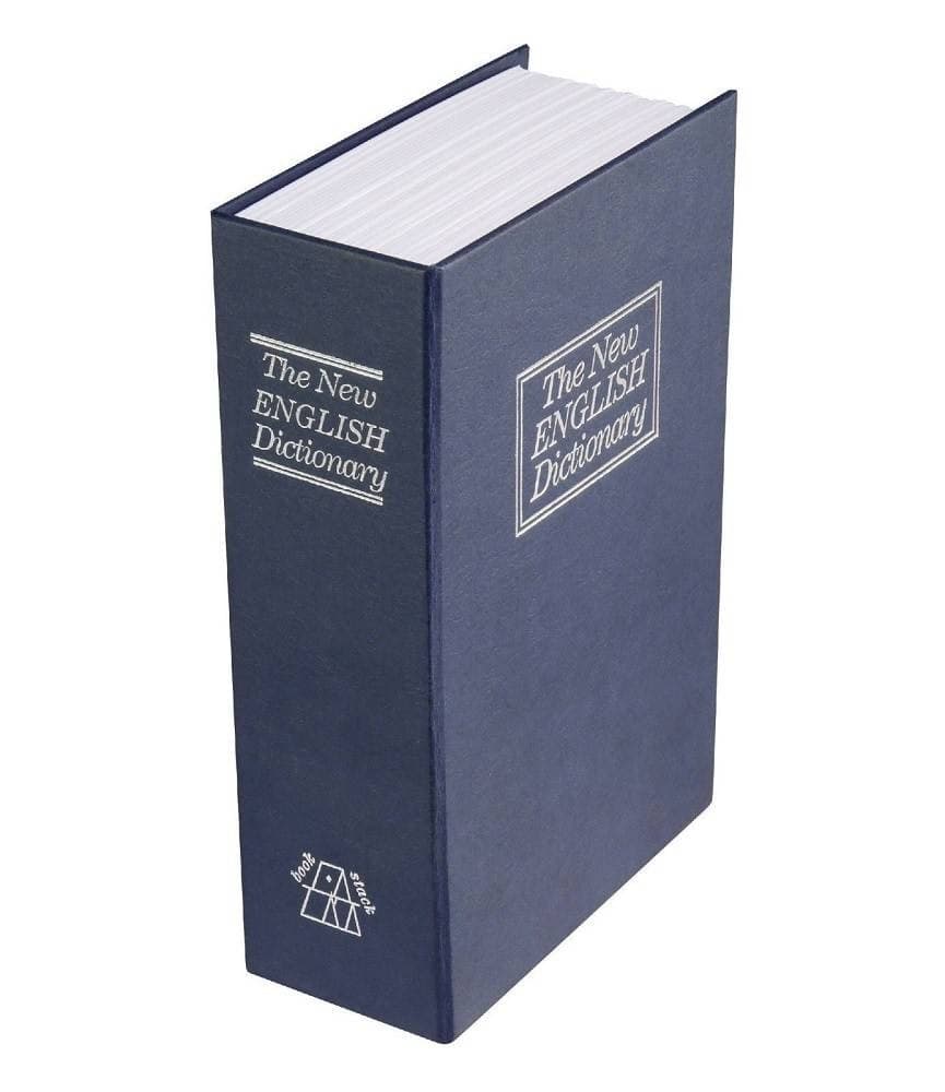 LIBRO CASSAFORTE SALVADANAIO SEGRETO SOLDI GIOIELLI 265 X 200 X 65 MM - 2