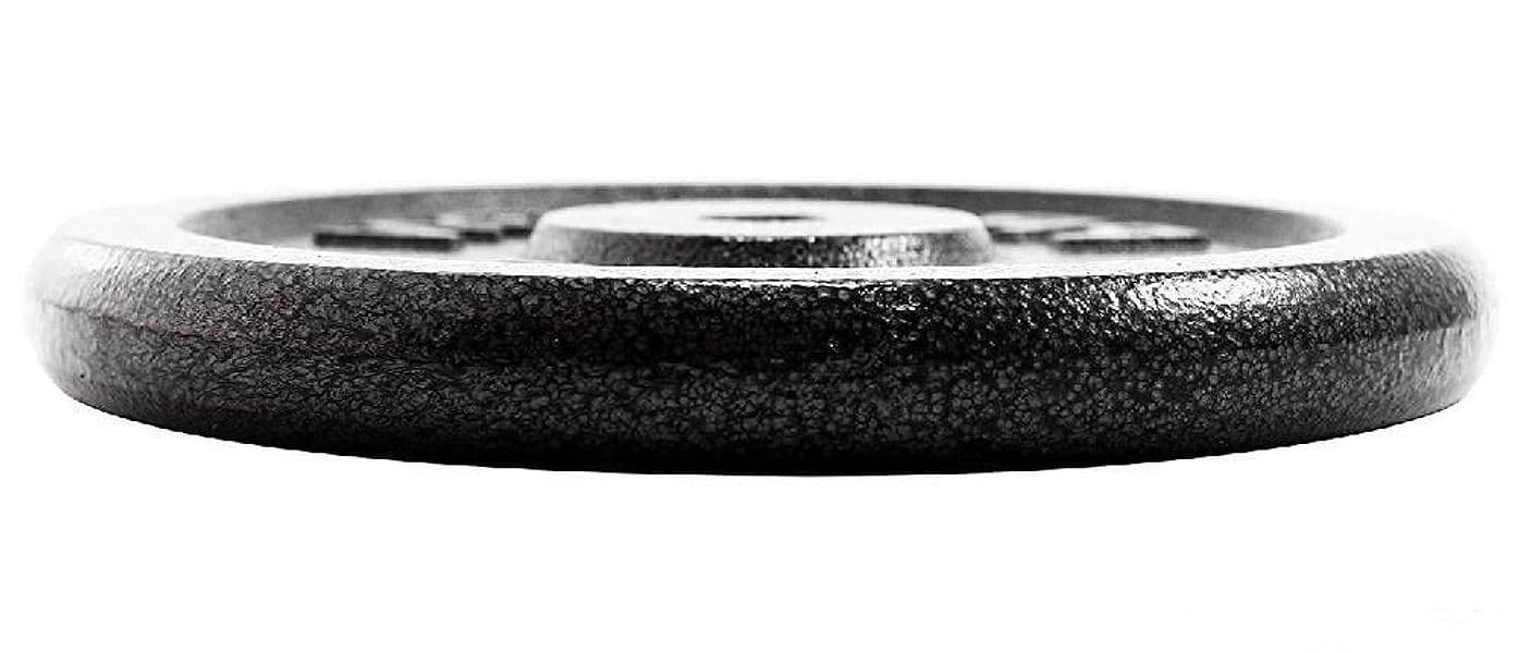 DISCO BILANCIERE MANUBRI PIASTRE IN GHISA PESO DISCHI FITNESS DA 2,5KG FORO 25MM - 2