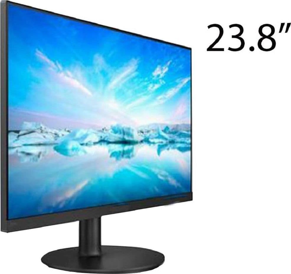MONITOR 23.8" POLLICI DESKTOP DISPLAY SLIM ATTACCO VGA HDMI VIDEOSORVEGLIANZA PC - 4