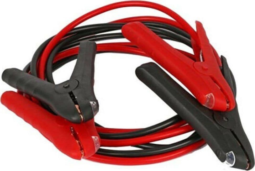 CAVI BATTERIA AVVIAMENTO COLLEGAMENTO AUTO MOTO 400 AMP CON LUCE LED JUMPER - 3
