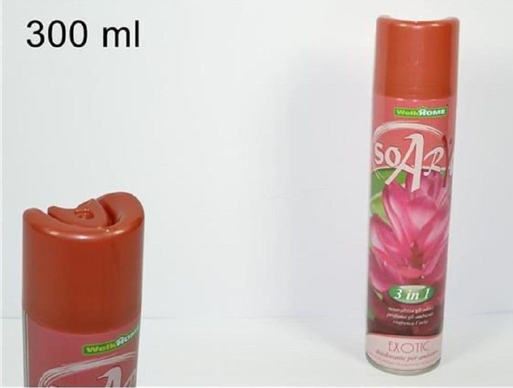 DEODORANTE PER AMBIENTE SPRAY PROFUMO CASA FRESCO 300ML FRAGRANZA ESOTICA EXOTIC