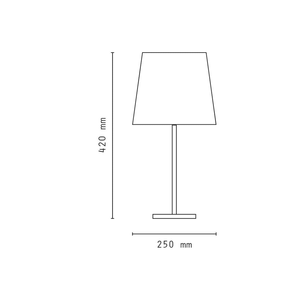 LAMPADA DA TAVOLO CON PARALUME BIANCO IN TESSUTO BASE LEGNO LAMPADA E27 XC-7007 - 4