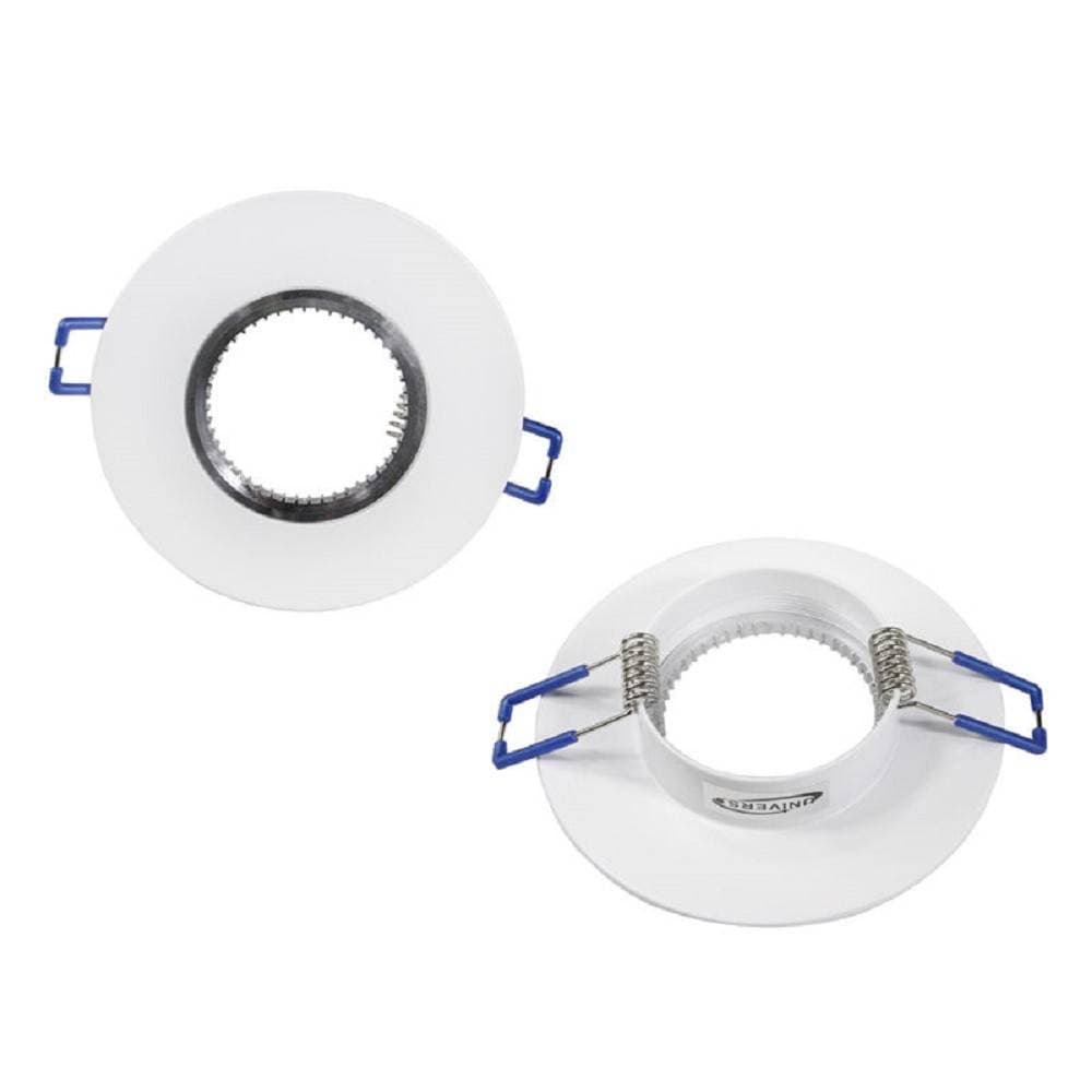 PORTA FARETTO DA INCASSO TONDO SUPPORTO PER FARETTI LUCI PORTAFARETTO ROTONDO P7 - 12