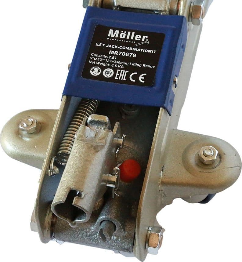 KIT COPPIA CAVALLETTI + CRICK CRIC 2.5 TONNELLATE SOLLEVATORE IDRAULICO 2.5 TON - 7