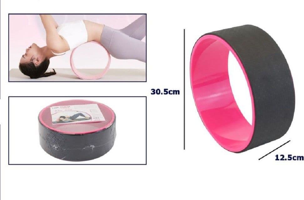 RUOTA CERCHIO PER STRETCHING SOSTEGNO YOGA BACKBENDS PONTE POSE DANZA GINNASTICA - 12