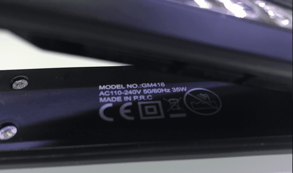 PIASTRA PER CAPELLI GM416 PROFESSIONALE LISCIANTE CERAMICA CONTROLLO TEMPERATURA - 10