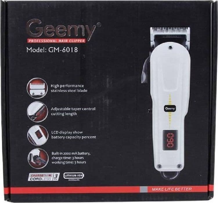 TAGLIA CAPELLI PROFESSIONALE SENZA FILI LUNGA DURATA A BATTERIA PETTINI GM-6018 - 6