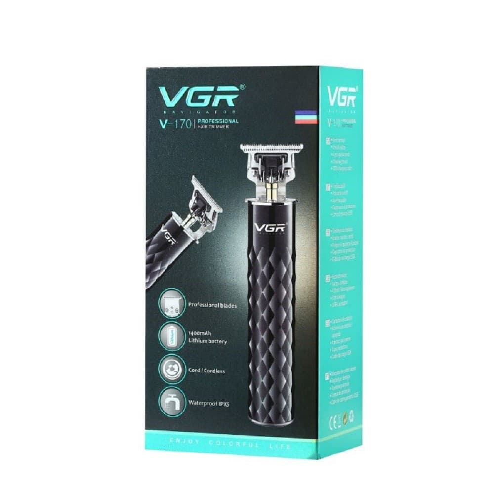 VGR V-170 Tagliacapelli Professionale Rasoio Trimmer Barber Regolabarba - 12