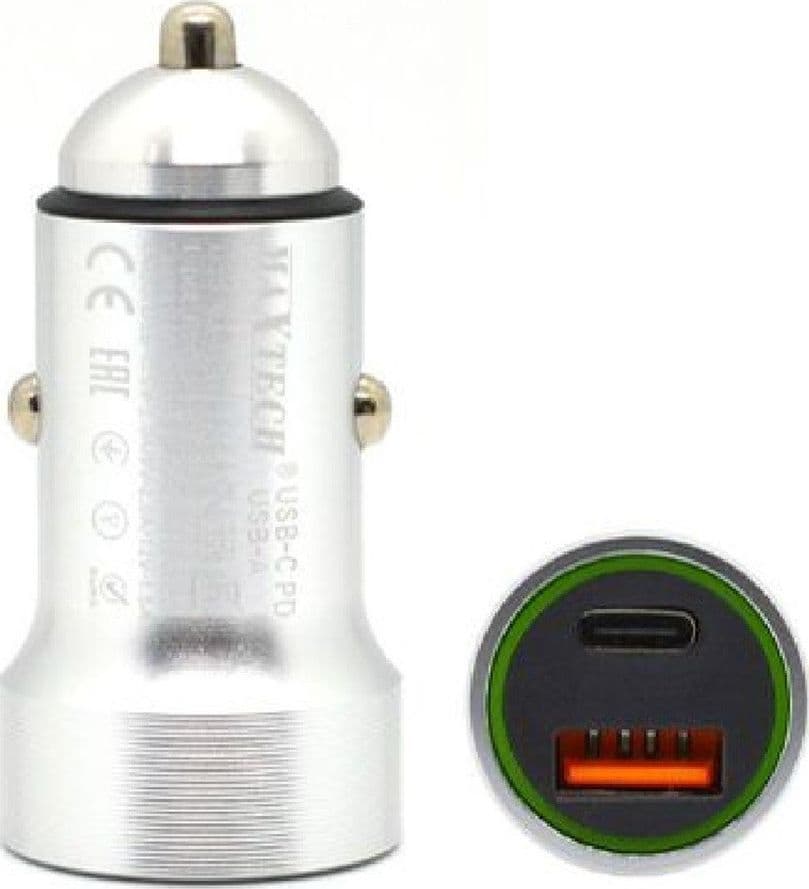 CARICATORE TYPE-C/USB-A 5A CARICABATTERIA PER AUTO POTENZA EROGAZIONE PD MA-C016 - 4