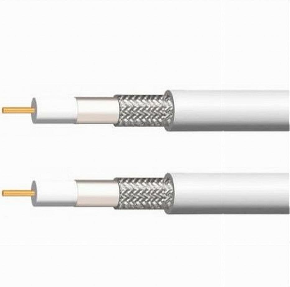 CAVO CAVETTO COASSIALE TV PROLUNGA PVC 100 METRI SCHERMATURA MAXTECH CAV-TV100M - 2