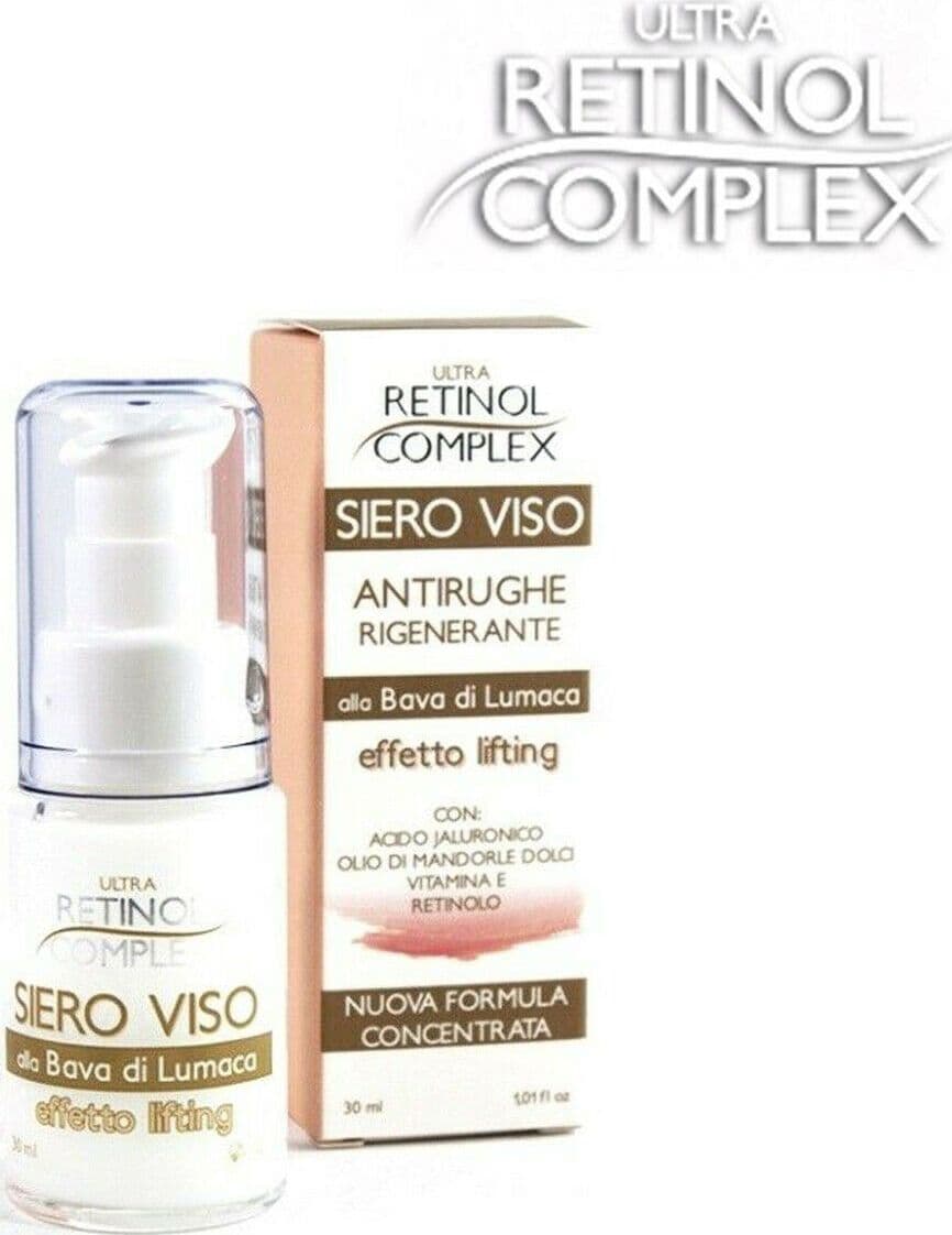 RETINOL COMPLEX SIERO VISO CONCENTRATO LIFTING ANTIRUGHE BAVA DI LUMACA 30ML