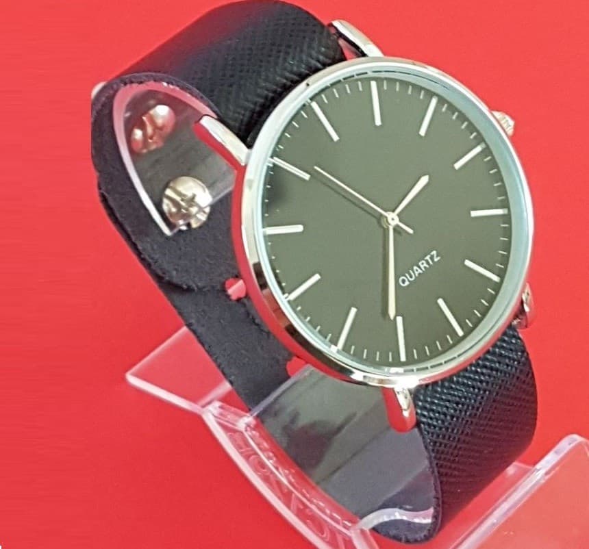 OROLOGIO DA POLSO ZCC UOMO JEANS ANALOGICO QUARZO MODERNO FASHION CASUAL