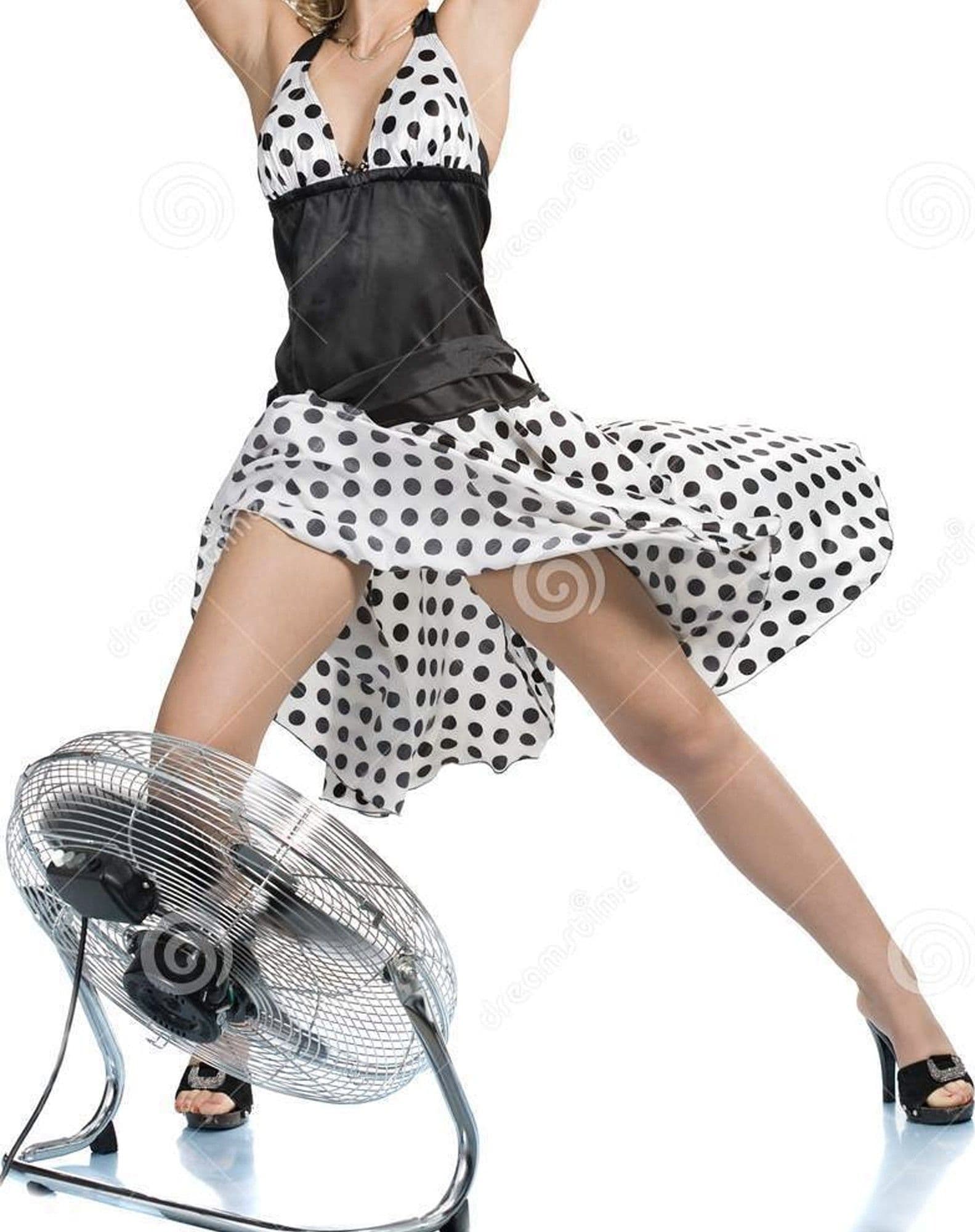 VENTILATORE DA PAVIMENTO TERRA IN METALLO 120W CON 3 PALE 50CM MOTORE 3 VELOCITÀ - 2