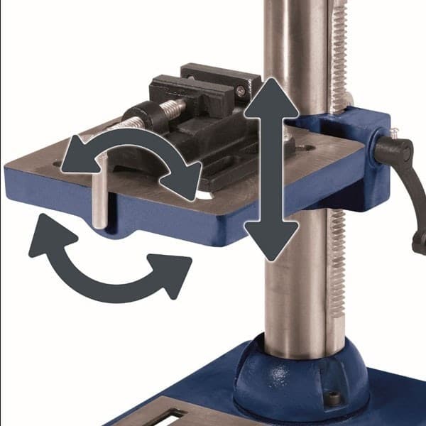 TRAPANO A COLONNA EINHELL BT-BD 701 630W ALTO 850MM CON 12 VELOCITà DIFFERENTI - 7