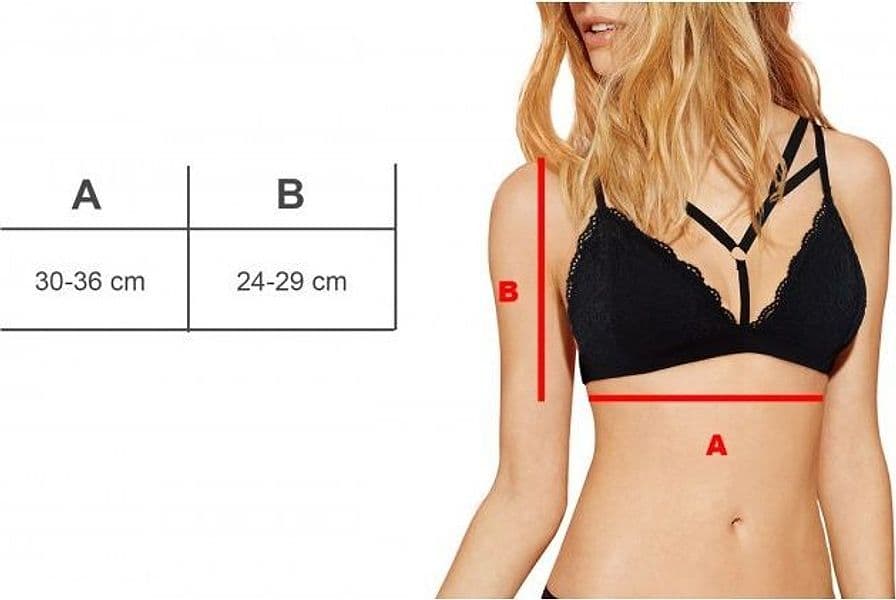 TOP REGGISENO MORENA H832 A TRIANGOLO COPPE IMBOTTITE RICAMATO IN PIZZO - 6