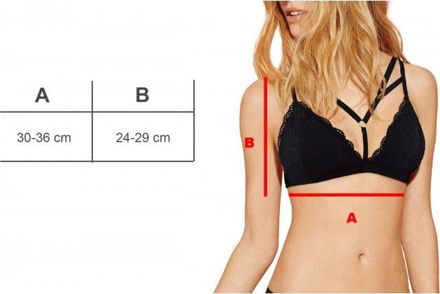 TOP REGGISENO MORENA H832 A TRIANGOLO COPPE IMBOTTITE RICAMATO IN PIZZO - 6