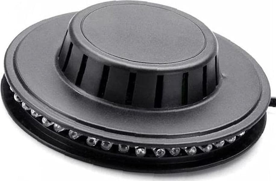 LAMPADA EFFETTO DISCOTECA DA TAVOLO SOFFITTO LED RGB MULTICOLOR LUCE ROTANTE - 6