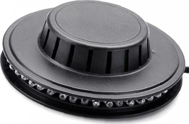 LAMPADA EFFETTO DISCOTECA DA TAVOLO SOFFITTO LED RGB MULTICOLOR LUCE ROTANTE - 6