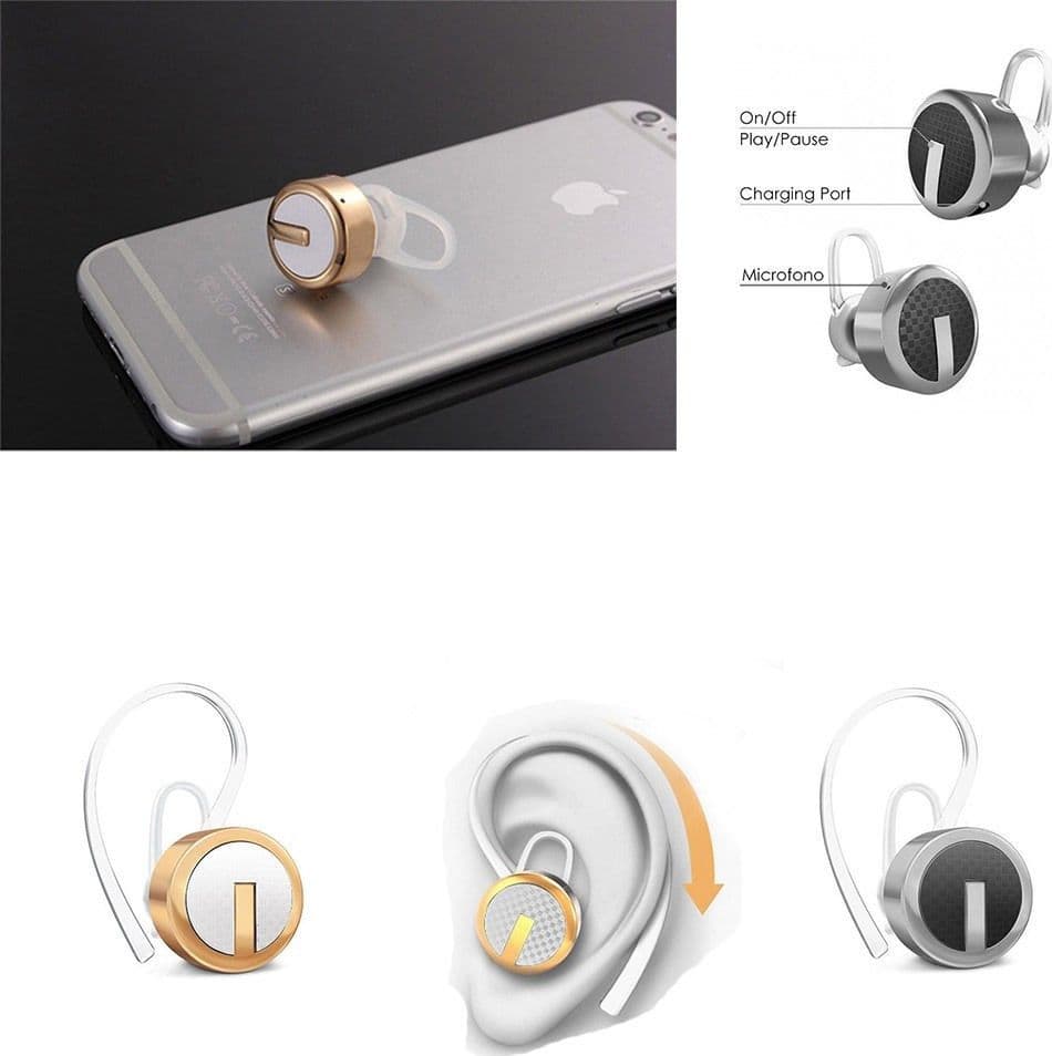 AURICOLARE MONO BLUETOOTH FINEBLUE M-99 ARCHETTO CON MICROFONO PER SMARTPHONE PS - 2