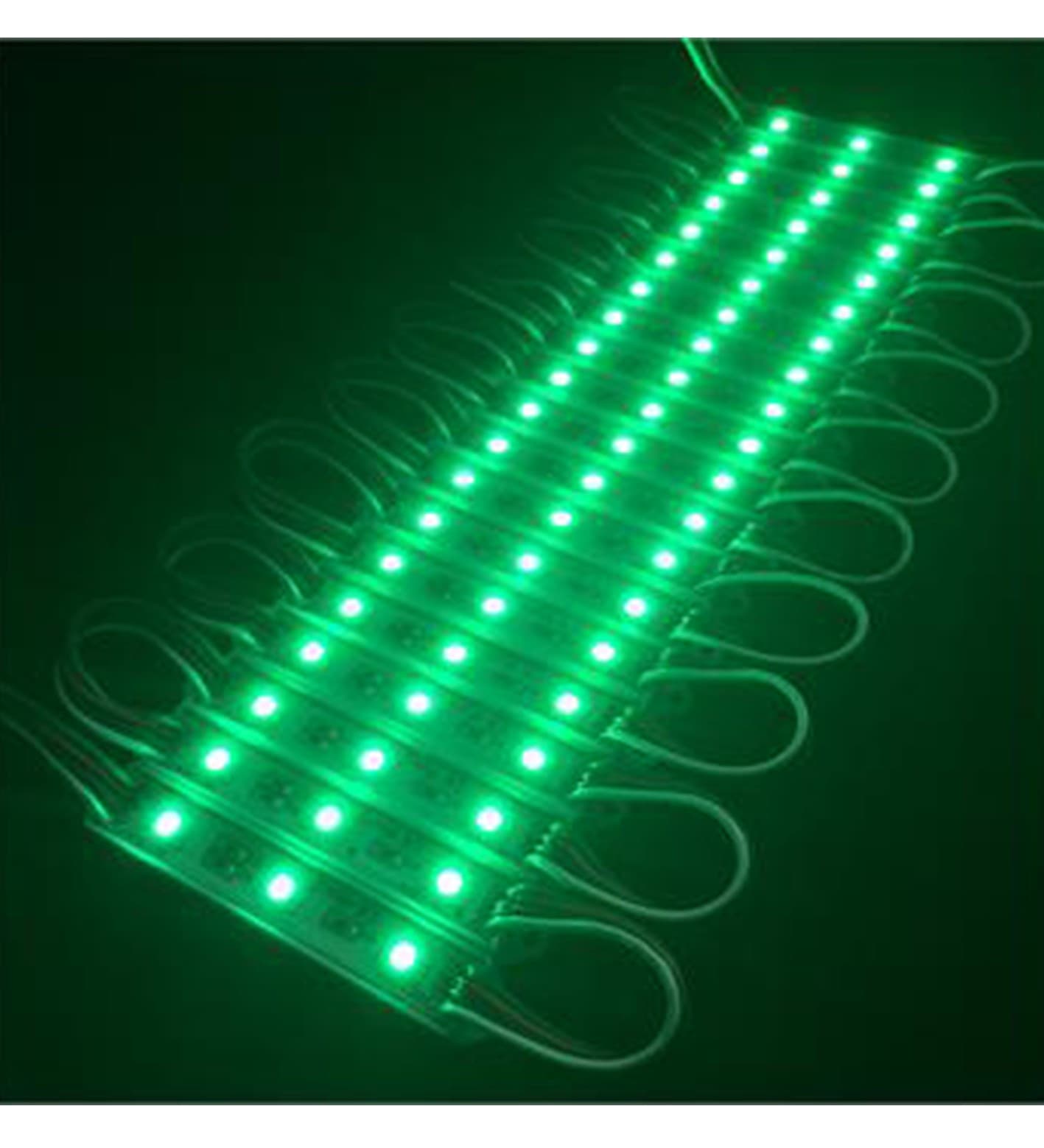Modulo da 20 pezzi a 3 led SMD 5050 5630 FREDDO CALDO BLU ROSSO VERDE RGB IP65 - 12
