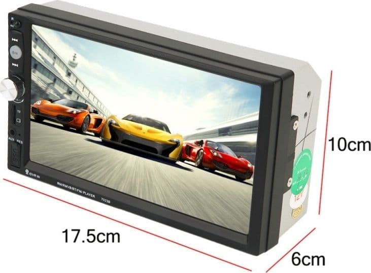 STEREO 7023B LCD 7,0" FULL HD 1080p AUTO MP4 MP5 RADIO FM BLUETOOTH TELECOMANDO - 2
