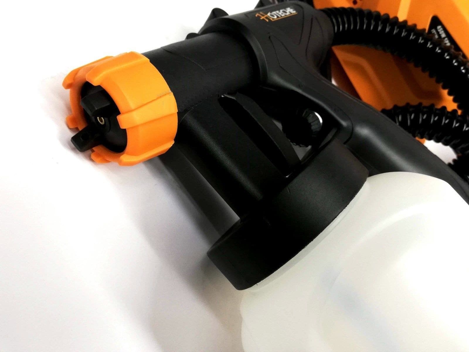 PISTOLA A SPRUZZO PROFESSIONALE PER VERNICIARE 450W 800ML TUBO 2 MT HOTECHE - 2