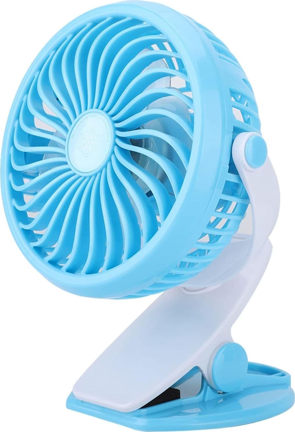 VENTILATORE ORIENTABILE A 4 PALE STAND CON PINZA A CLIP ROTAZIONE A 360 GRADI - 13