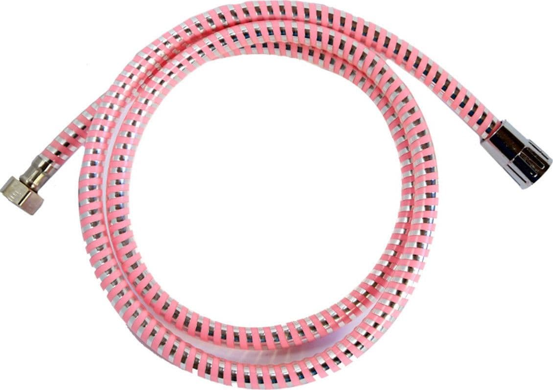 TUBO FLESSIBILE PER DOCCIA DA 1,5 MT LACCIO IN PVC COLORATO CABINA DOCCIA - 5