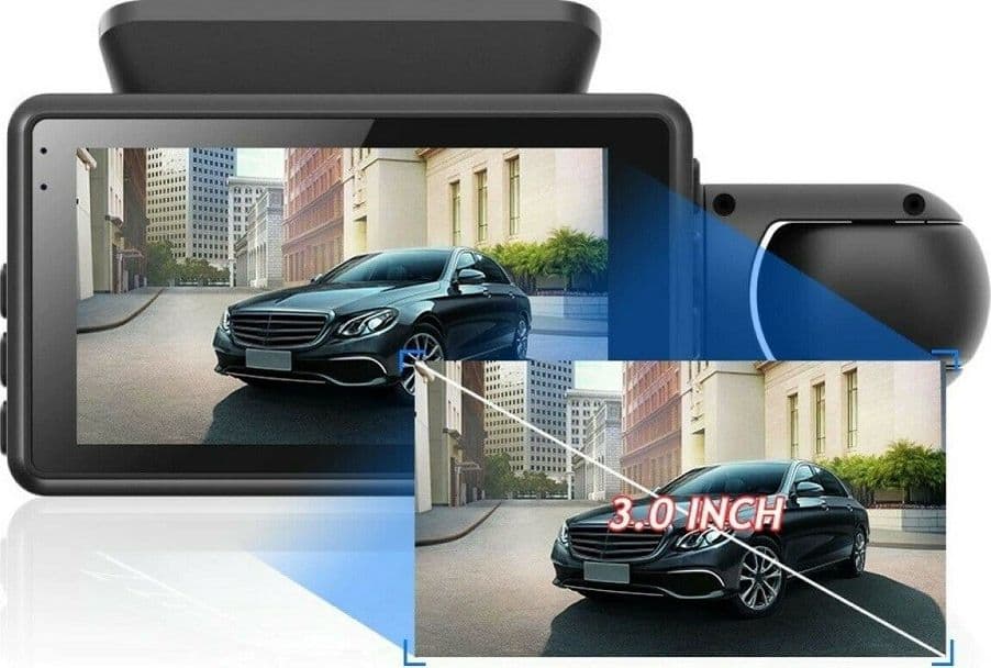TELECAMERA VIDEOREGISTRATORE DVR AUTO FULL HD 1080P DISPLAY 3" 170° G-SENSOR Q-CA68 - 3