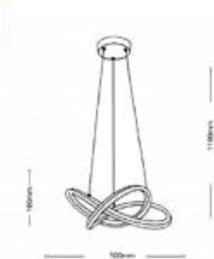 LAMPADARIO LED MODERNO INTRECCIATO LAMPADA SOFFITTO 60W LUCE 3000K 6500K 4000K A50B - 5