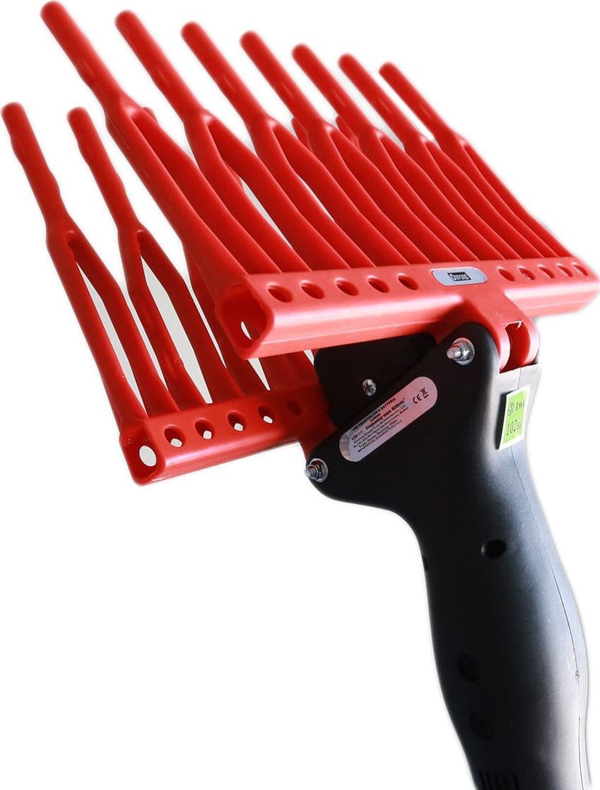 SCUOTITORE RACCOGLI OLIVE ABBACCHIATORE SCUOTI OLIVE A BATTERIA 12V 140W 3MT - 5