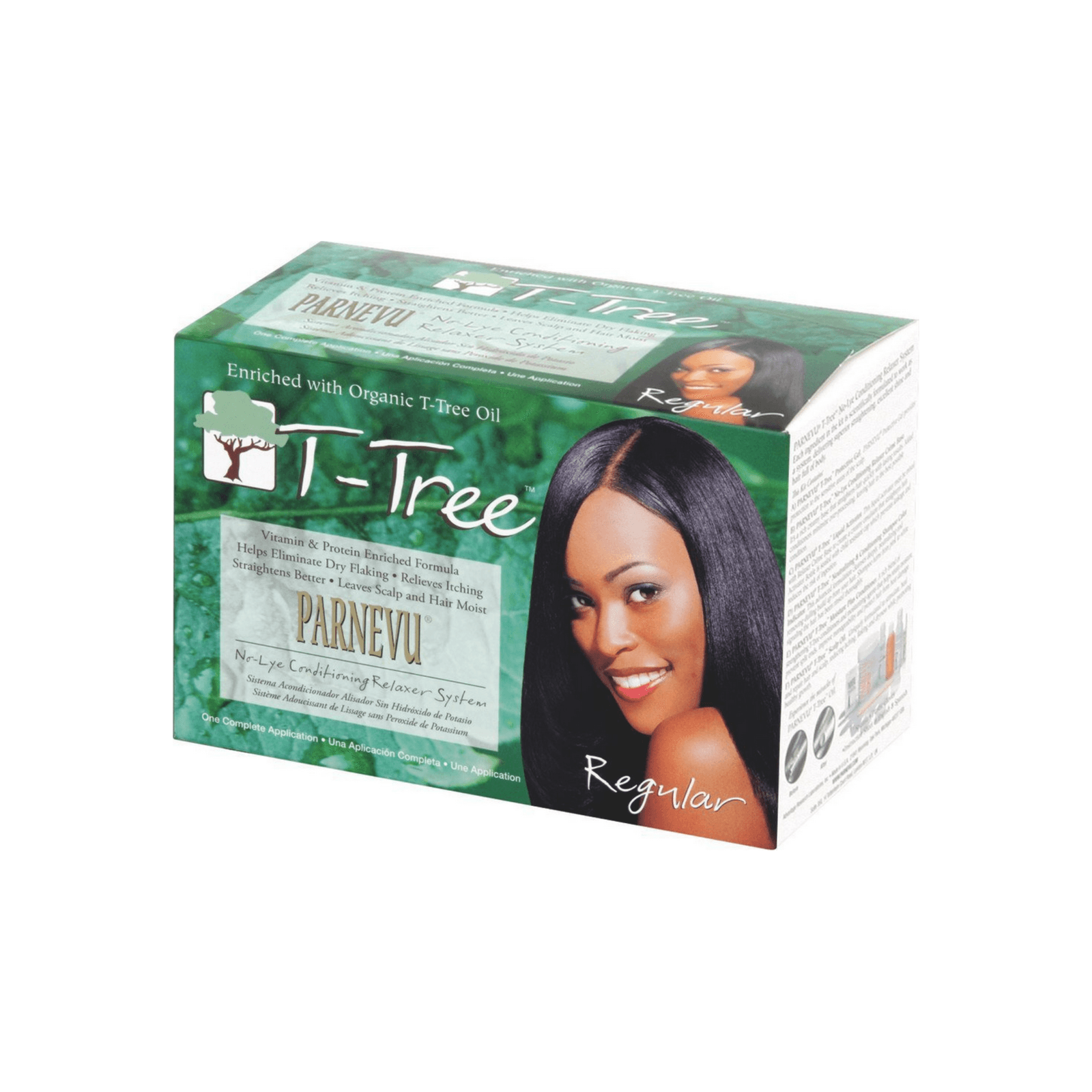 PARNEVU  T-TREE RELAXER KIT REGULAR STIRAGGIO PER CAPELLI . - 2