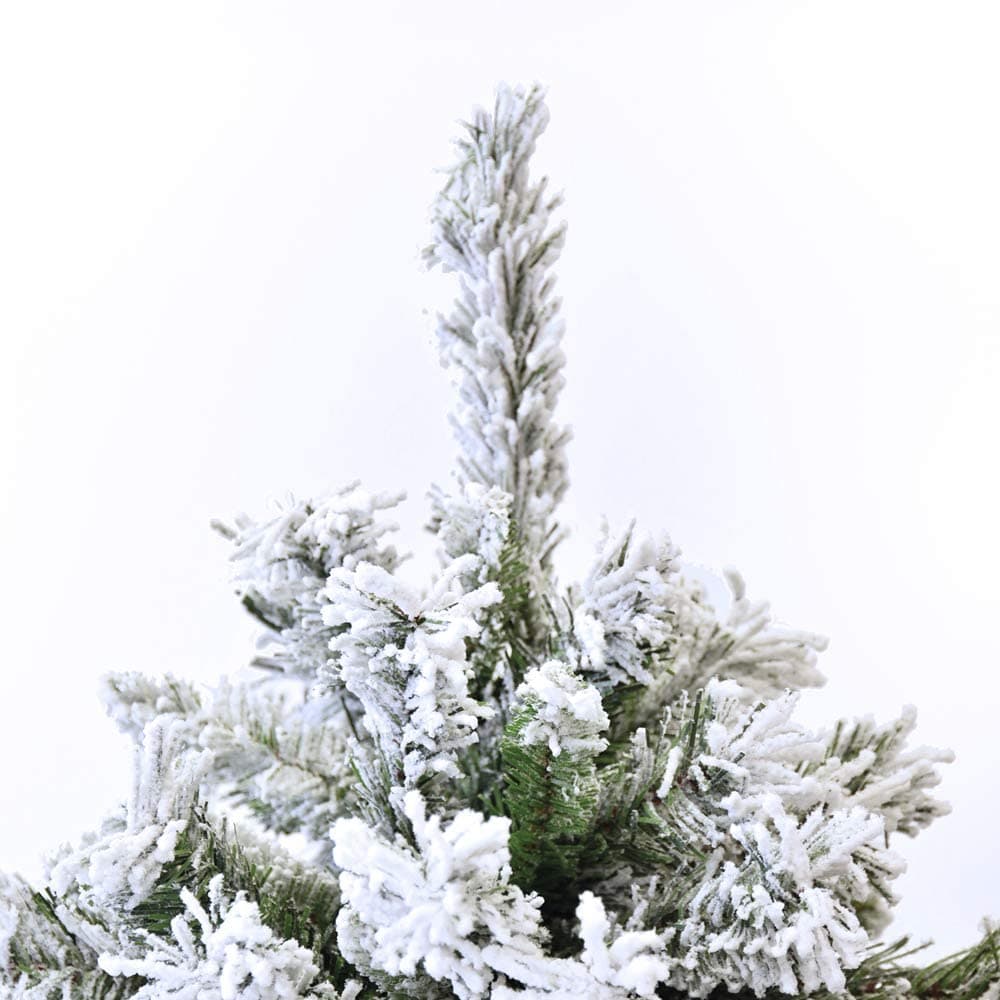 Albero di natale "Royal innevato" in PVC di Altissima qualità + Flock in Alberi di natale artificiali MagiediNatale.it - Altamura, commercioVirtuoso.it