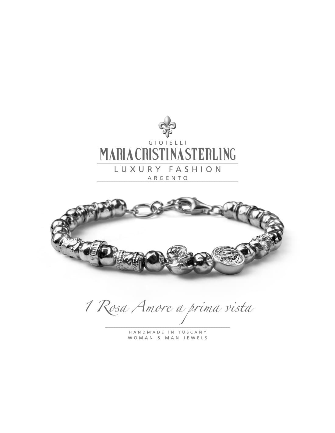 BRACCIALE DONNA MARIA CRISTINA STERLING G2900 - 2