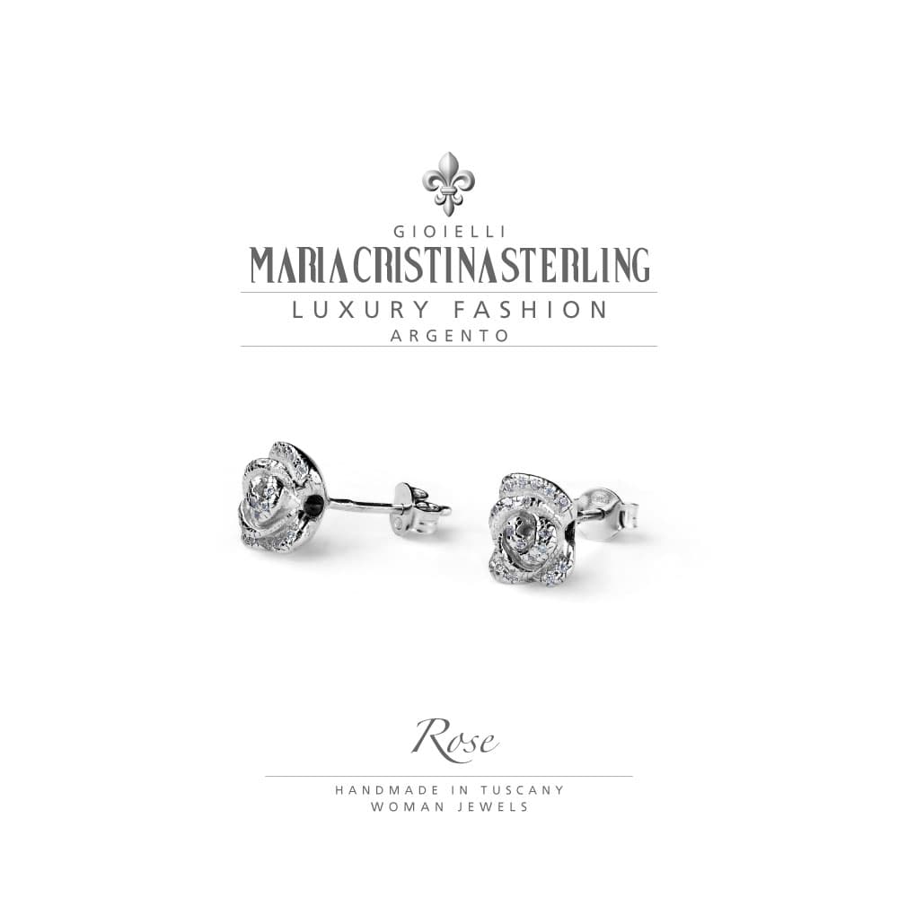 ORECCHINI DONNA MARIA CRISTINA STERLING G3841 - 2