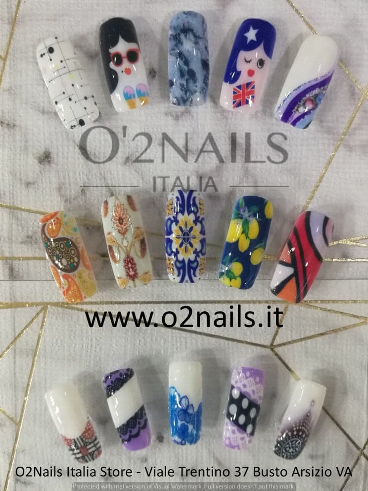 O2NAILS M1 Stampante Unghie Nail Art Decorazione Unghie Gel - 16