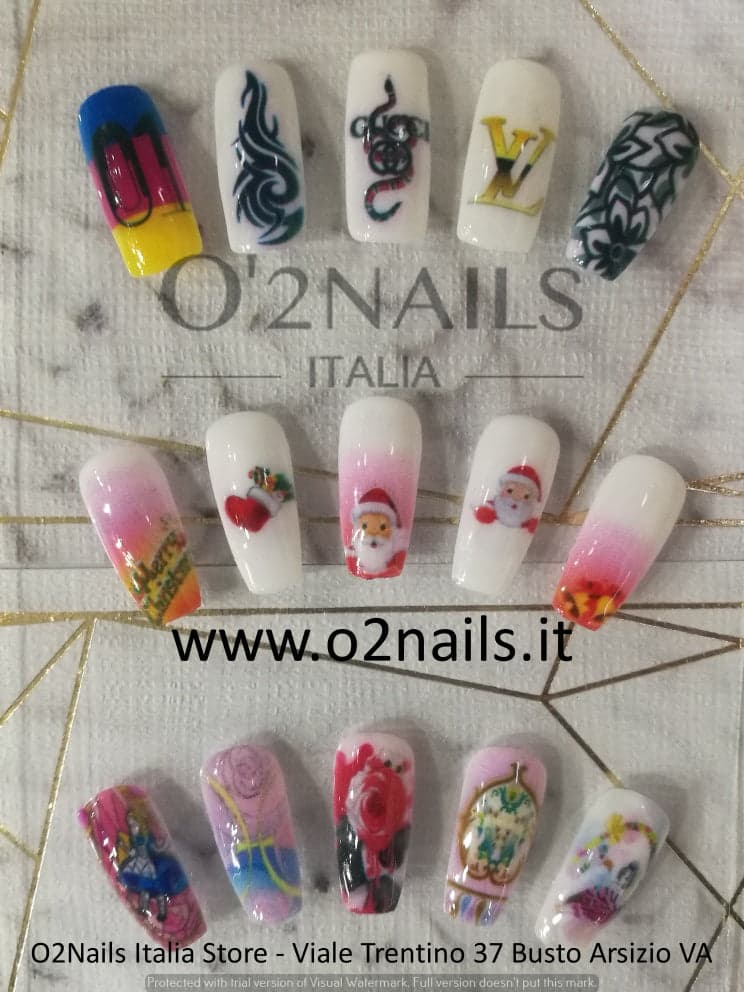 O2NAILS M1 Stampante Unghie Nail Art Decorazione Unghie Gel - 8