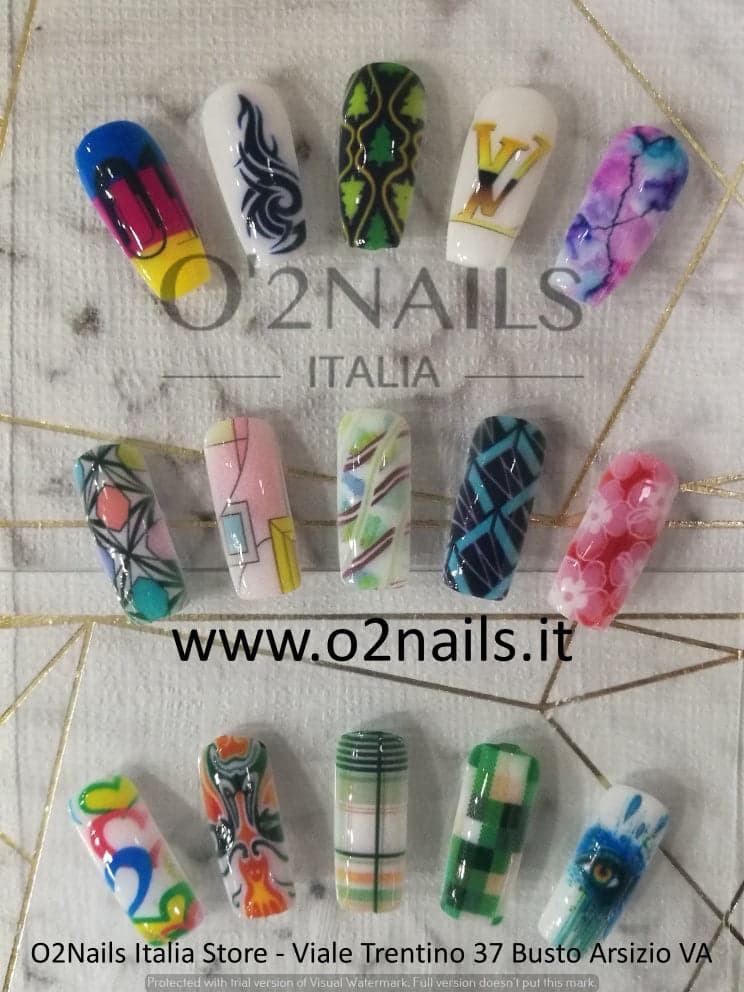 O2NAILS M1 Stampante Unghie Nail Art Decorazione Unghie Gel - 10