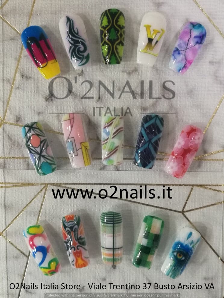 O2NAILS FULLMATE X12.5 Stampante Unghie Nail Art Decorazione Unghie Gel - 13
