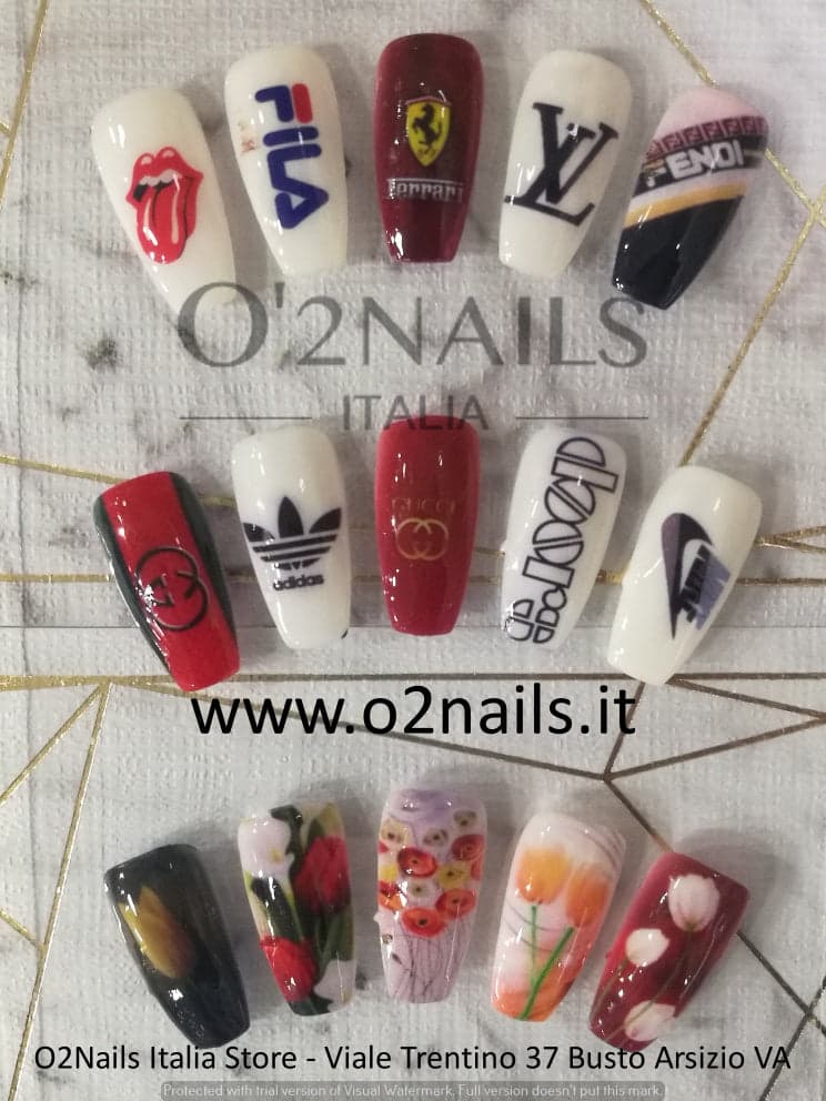 O2NAILS H1 Stampante Unghie Nail Art Decorazione Unghie Gel - 18