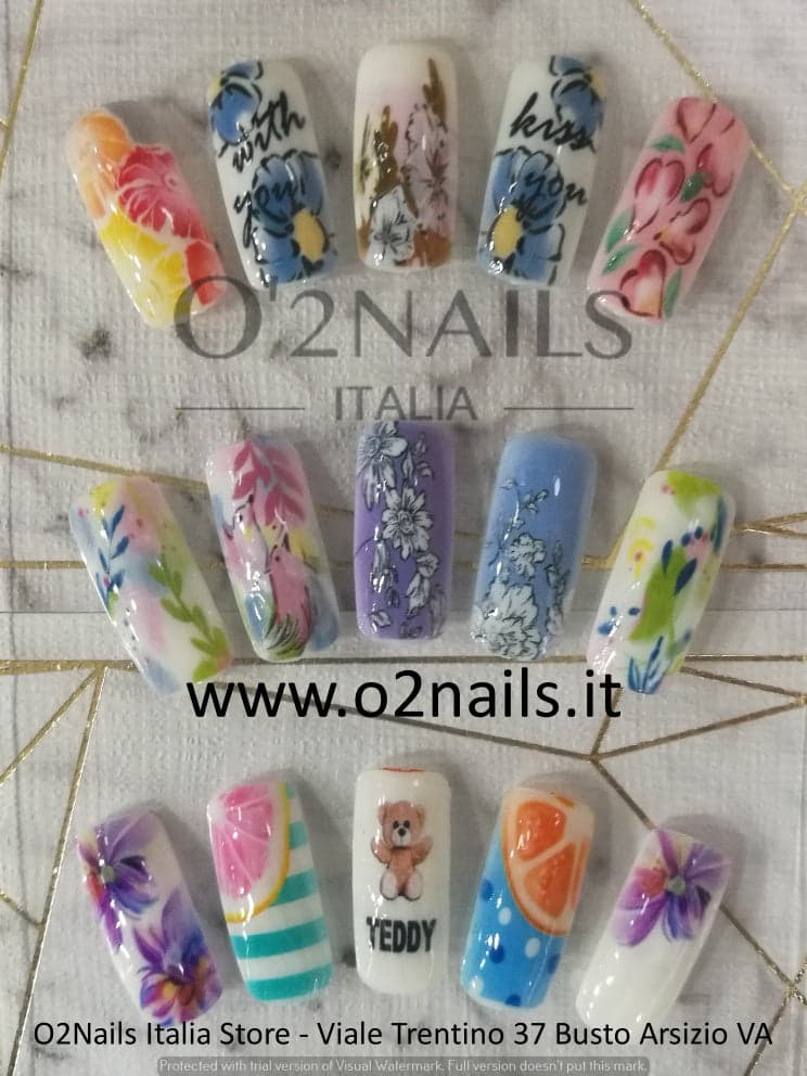 O2NAILS FULLMATE NAILLA F1 Stampante Unghie Nail Art Decorazione Unghie Gel - 5