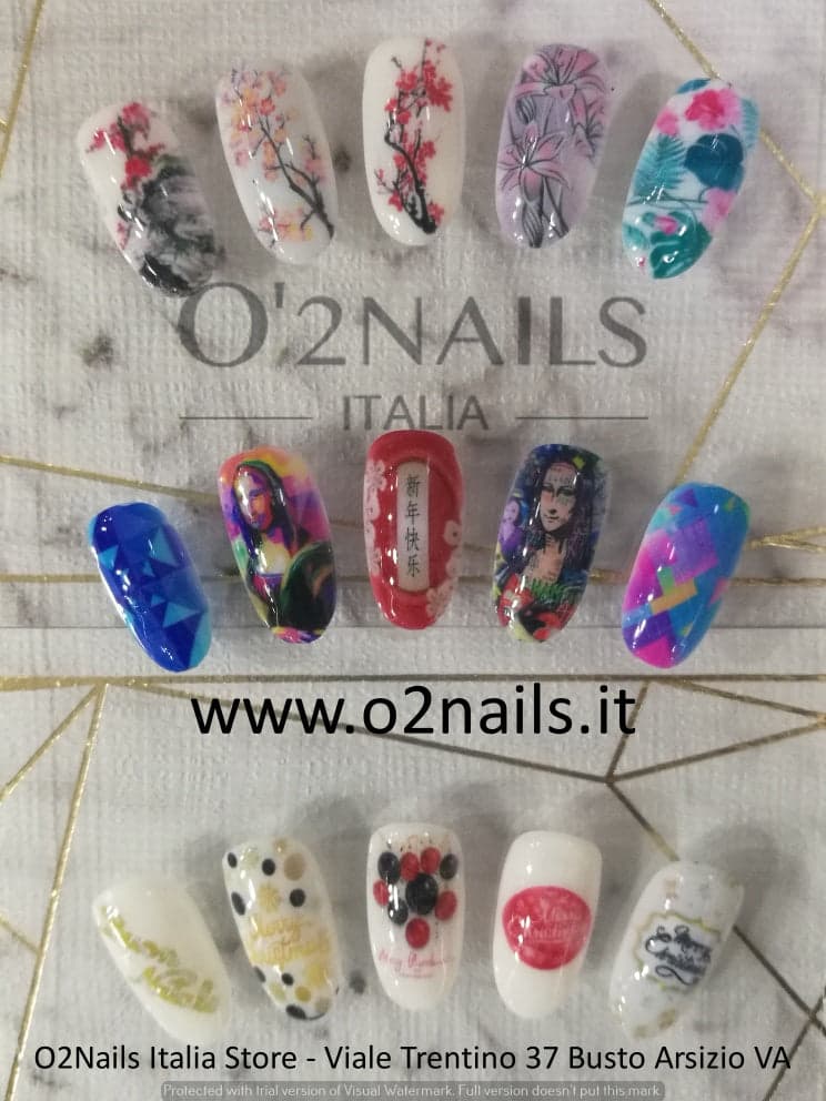 O2NAILS FULLMATE V11 Stampante Unghie Nail Art Decorazione Unghie Gel - 16