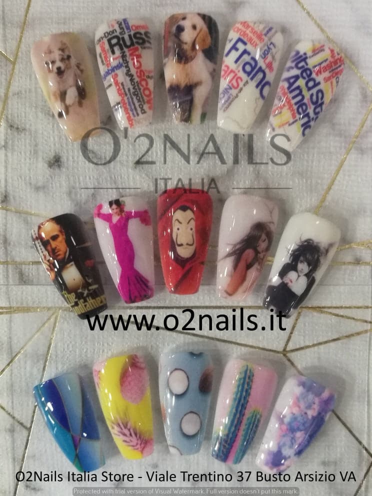 O2NAILS FULLMATE V11 Stampante Unghie Nail Art Decorazione Unghie Gel - 18