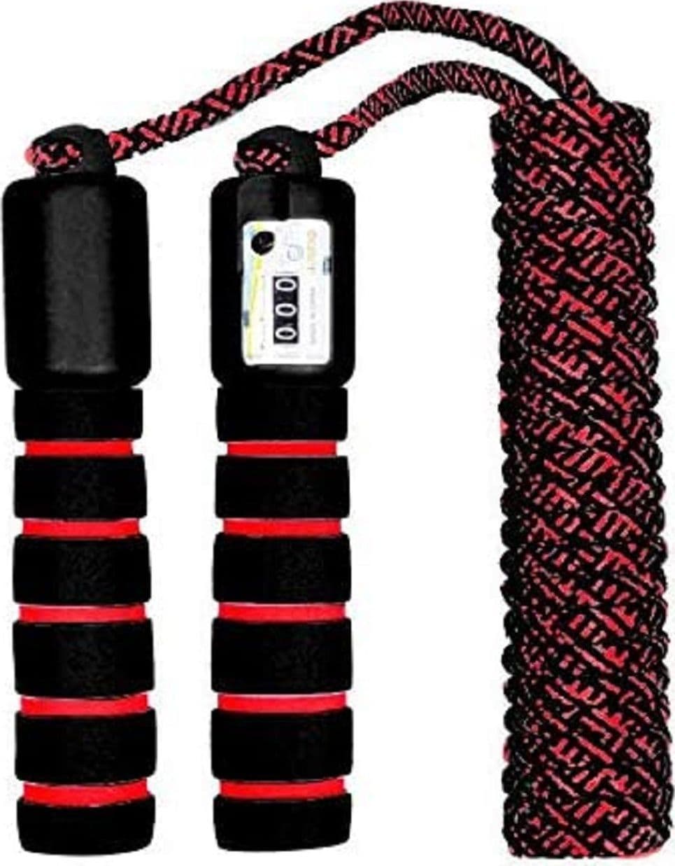 CORDA PER SALTARE REGOLABILE MANICI SCHIUMA CONTATORE PER BAMBINI FITNESS BOXE - 32