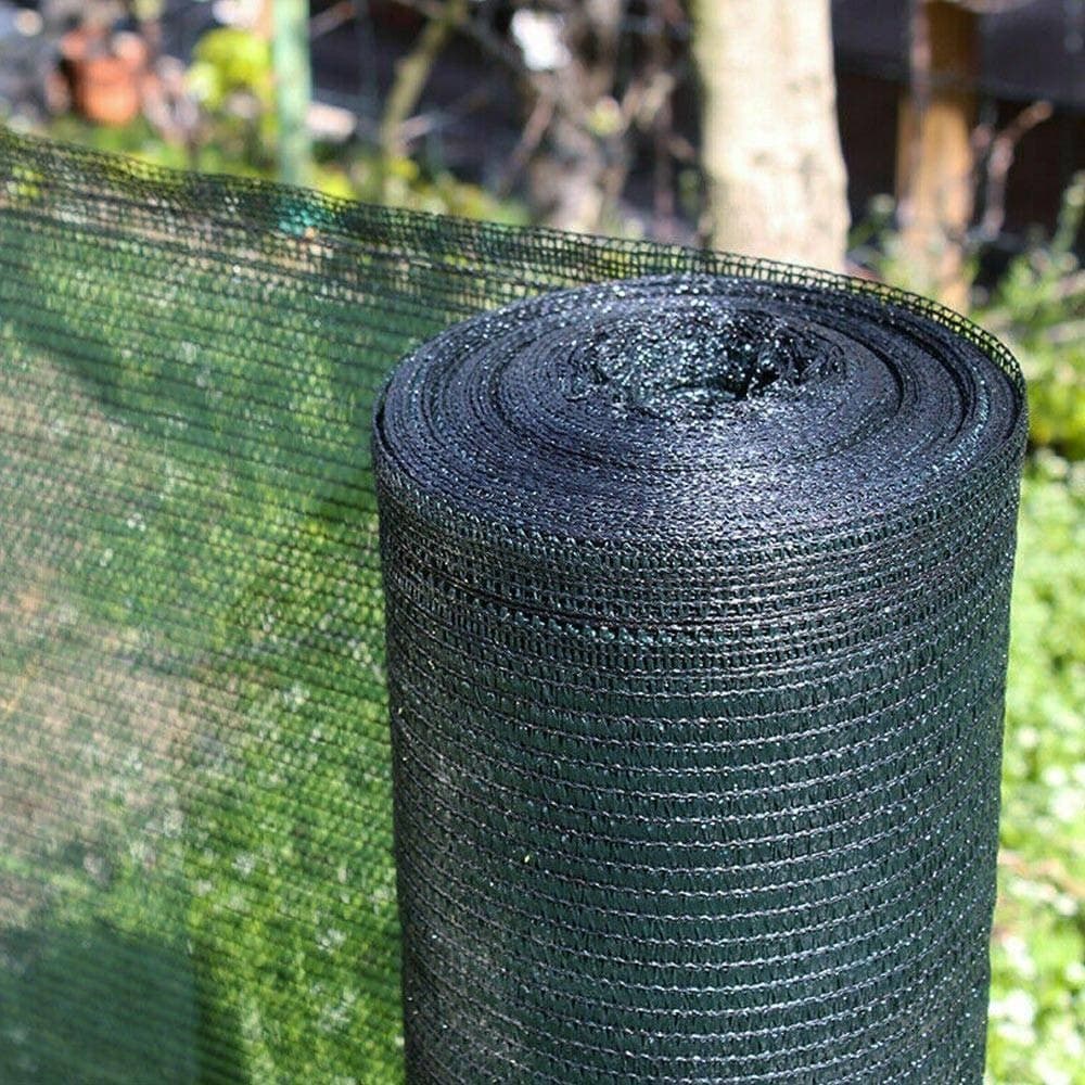 TELO OMBREGGIANTE H200CM RETE OMBRA FRANGISOLE FRANGIVISTA OSCURANTE 10MT VERDE - 2