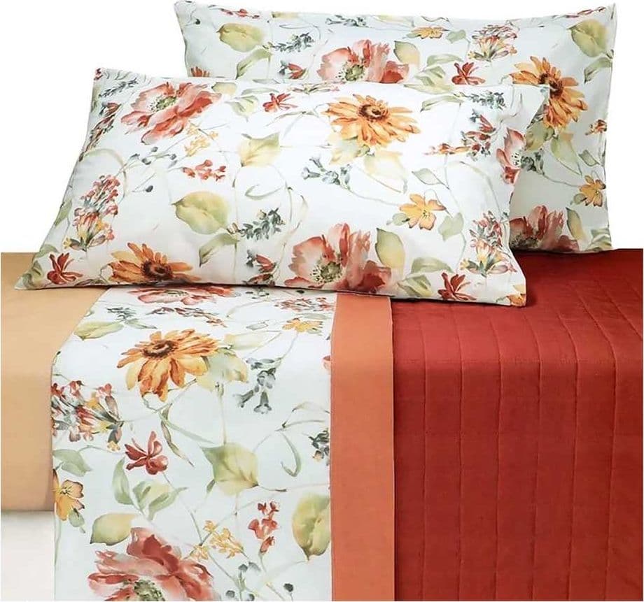 COMPLETO LENZUOLA MATRIMONIALE 240x280 GABEL BETULLA COTONE – Macedonia – tessuto