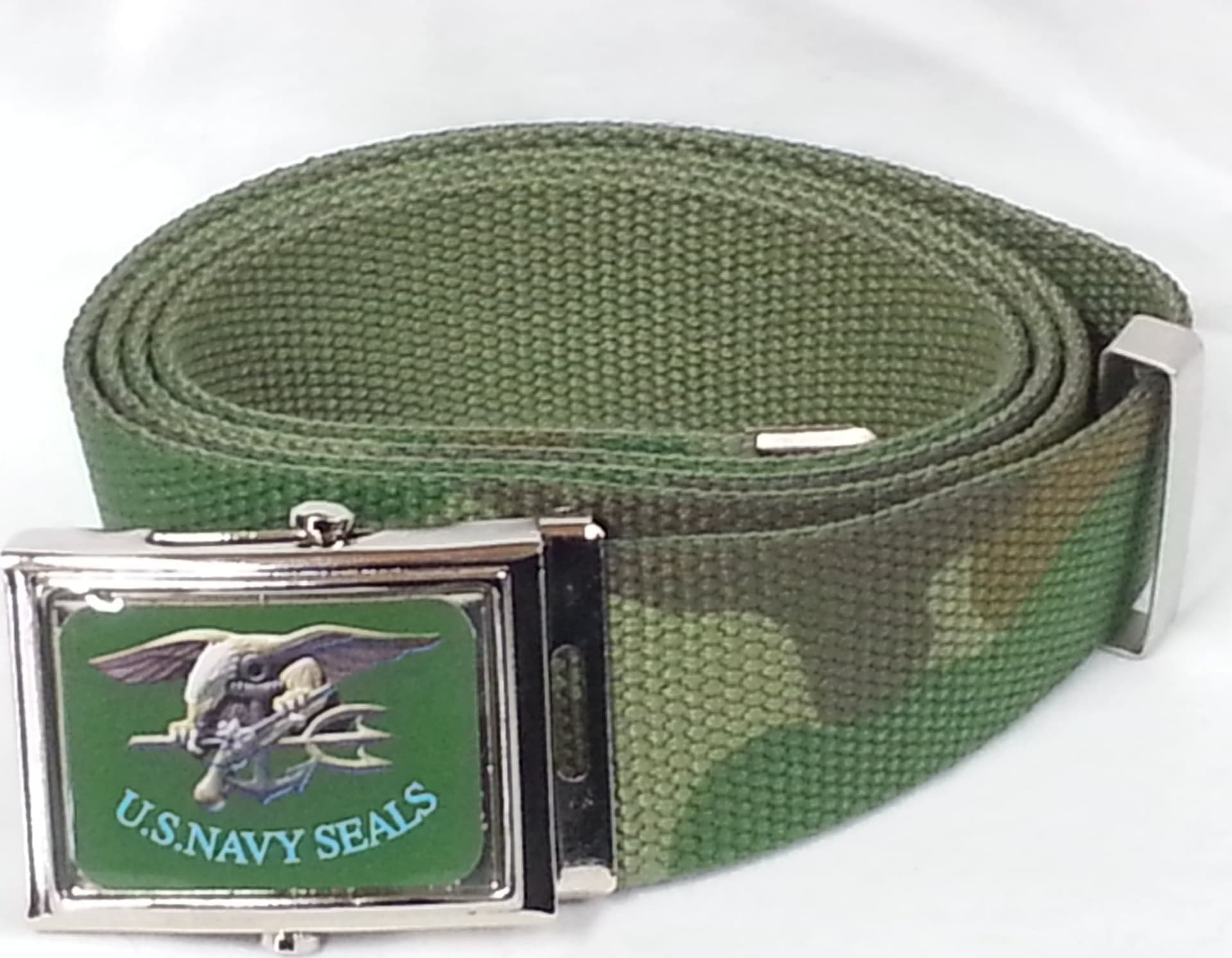 Cintura US. Navy Seals Cinta in Canapa Con Fibbia Metallica Completa Di Stemma Sport e tempo libero/Fan Shop/Abbigliamento/Accessori/Cinture Il Distintivo - Pesaro, Commerciovirtuoso.it