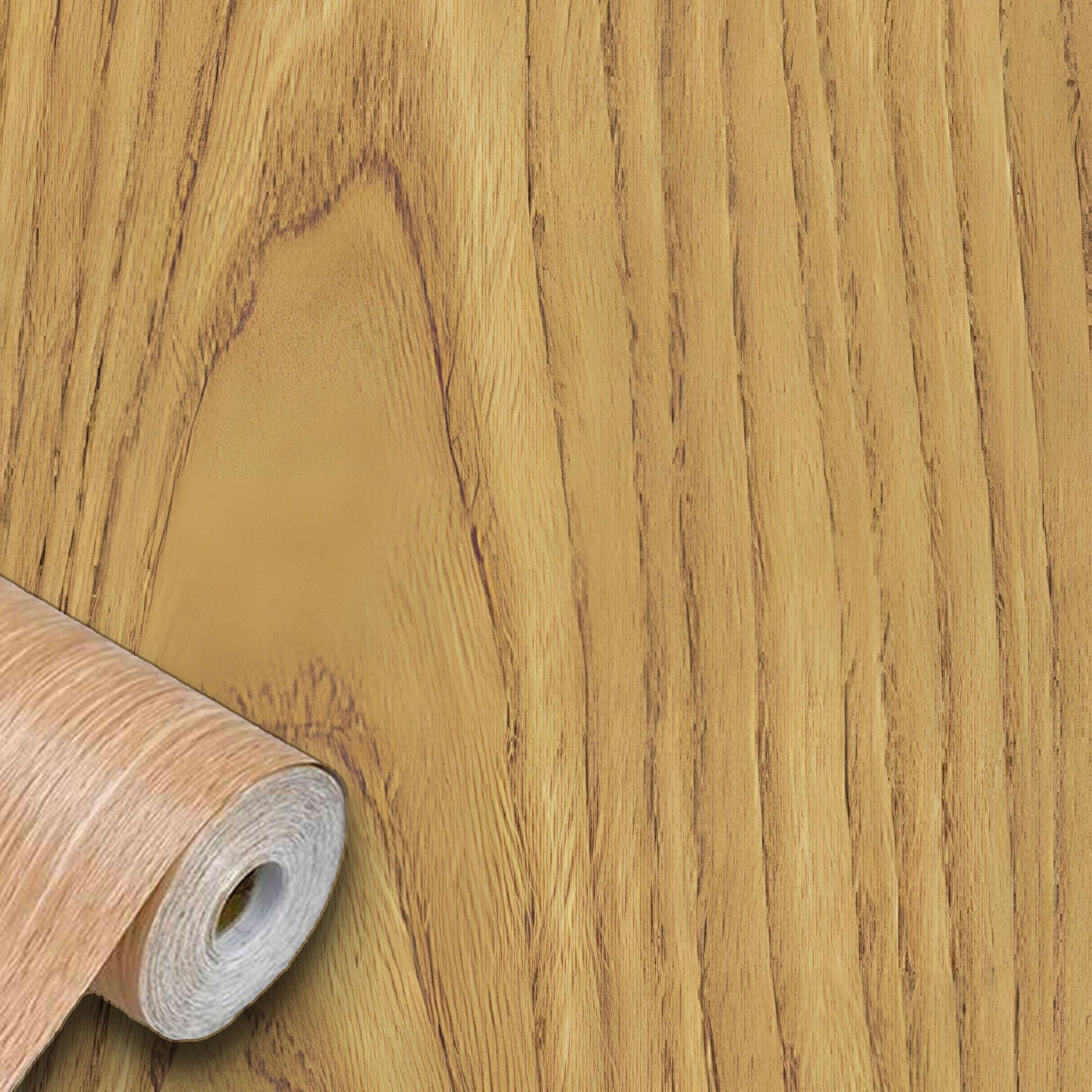 Rotolo 45cm x 2mt di pellicola adesiva effetto TEAK 3d HD per mura e mobili - Eternal Parquet