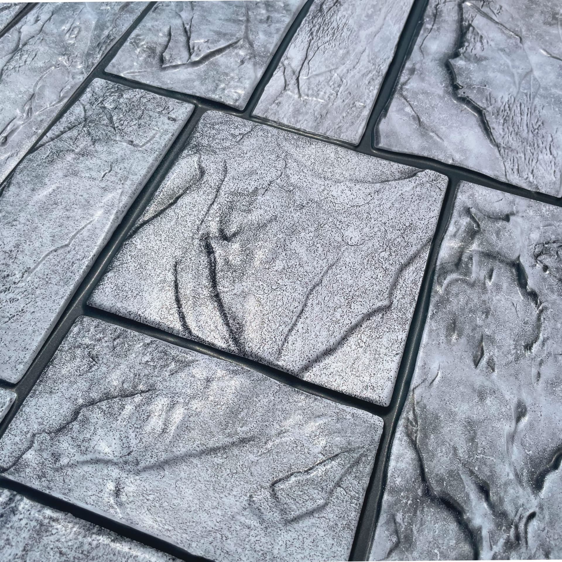 MAXI Pannelli 3D HI-RES Rivestimento a parete in PVC - PIETRA MASSICCIA- Realistici e isolanti. - Eternal Parquet