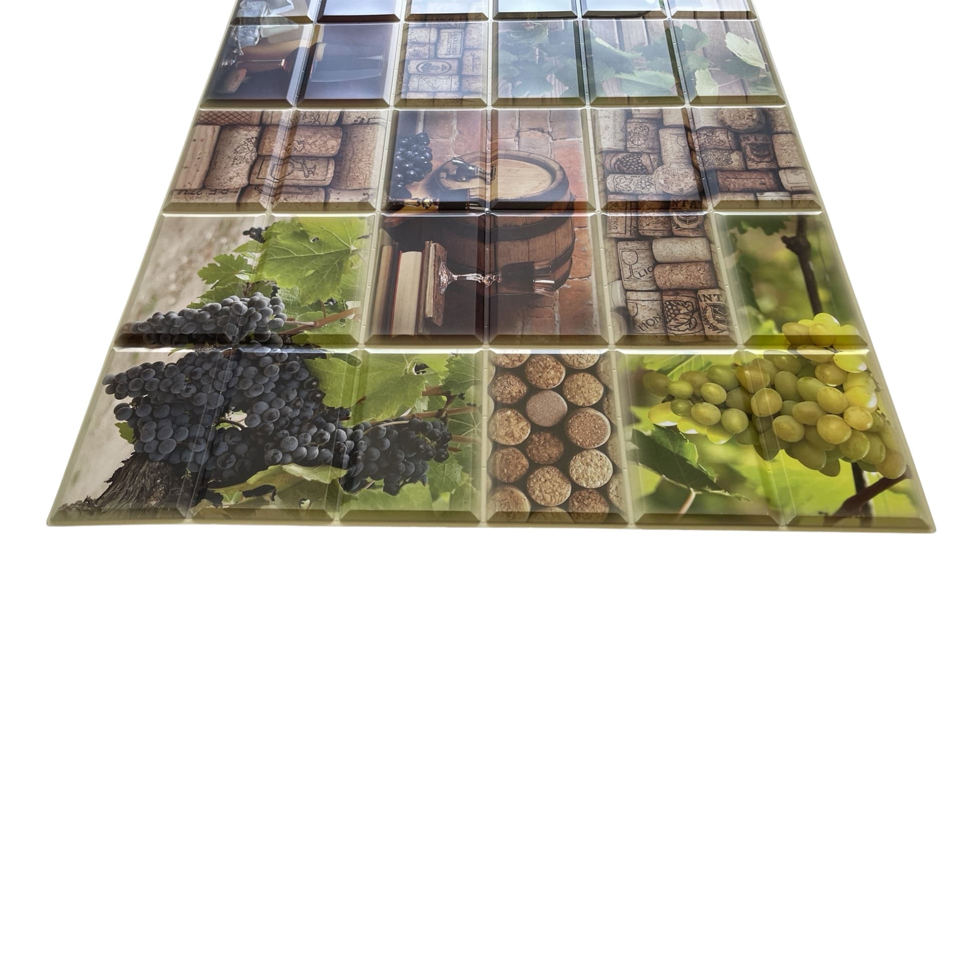 Pannelli 3D Rivestimento a parete in PVC effetto pietra, mosaico, legno Realistici e isolanti. - 23